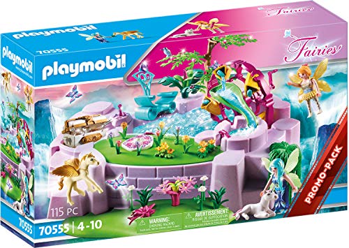 PLAYMOBIL Fairies 70555 Lago mágico en el país de las hadas, para jugar con el agua, para niños de 4 a 10 años