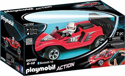 Playmobil Action 9090. Coche Racer Cohete. Radio Control. Con mando. 6-12 años