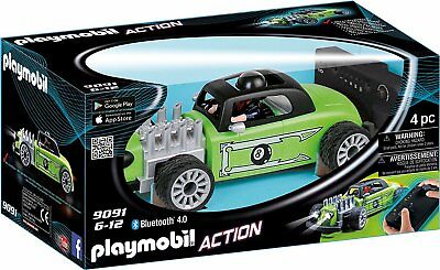 Playmobil Action 9091. Coche Racer Rock & Roll.Radio Control.Con mando.6-12 años